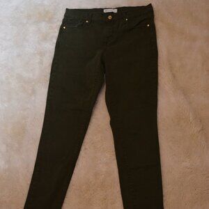 GAP Dark Green Skinny Jeans